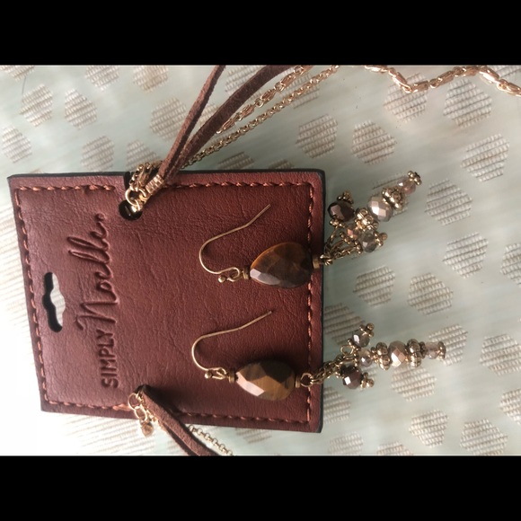 Suede necklace/earring set! Gorgeous plus BONUS! - Picture 6 of 6